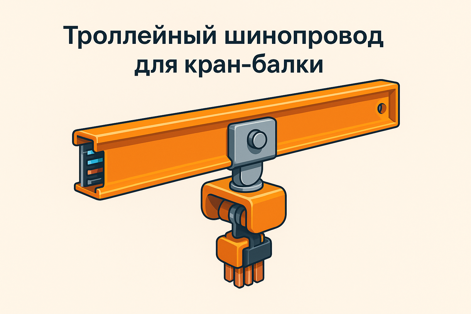 Троллейный шинопровод VEKTOR: модельный ряд 25–140 А и технические характеристики